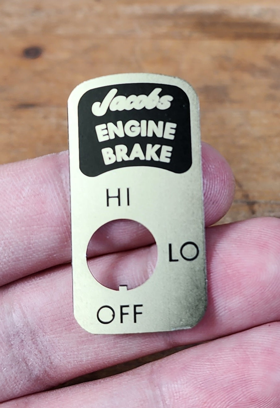 Jacobs Brake Switch Plates