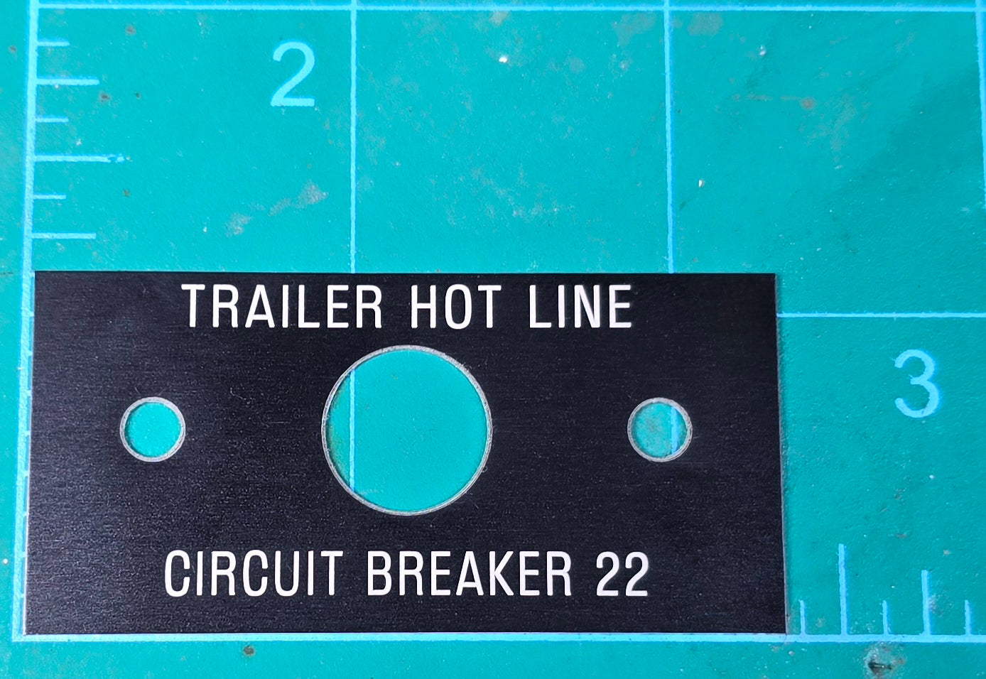 Kenworth Trailer Hot Line Circuit Breaker 22 Plate