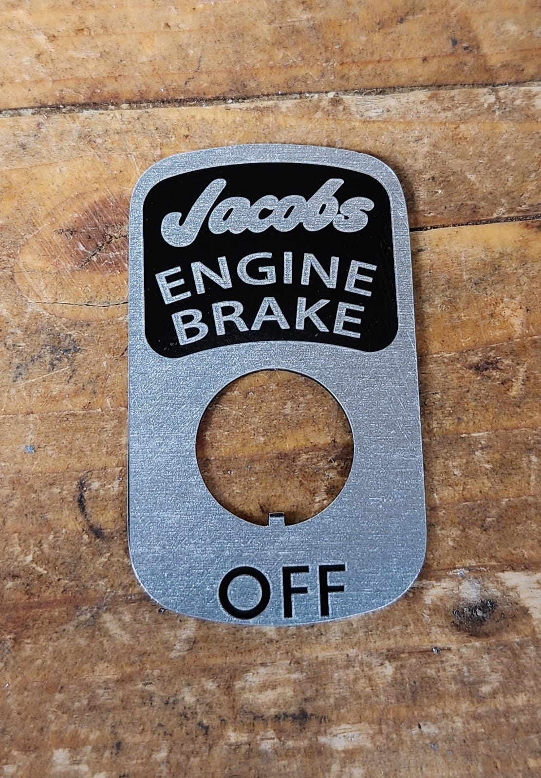 Jake Brake Switch Plate